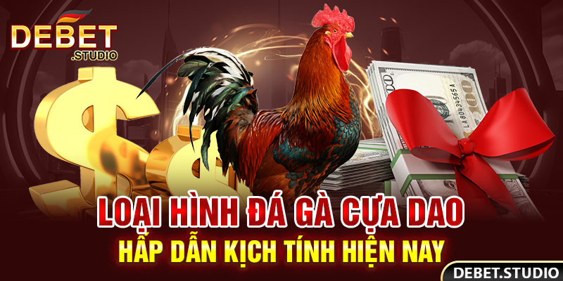 Loại hình đá gà cựa dao hấp dẫn kịch tính hiện nay
