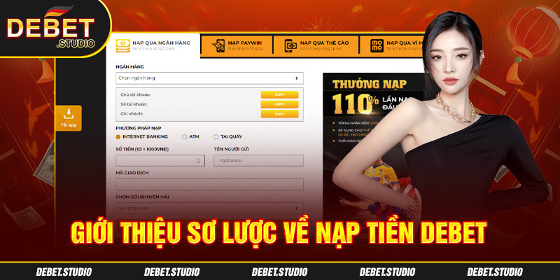 Giới thiệu sơ lược về nạp tiền Debet