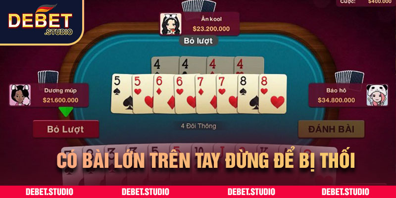 Có bài lớn trên tay đừng để bị thối
